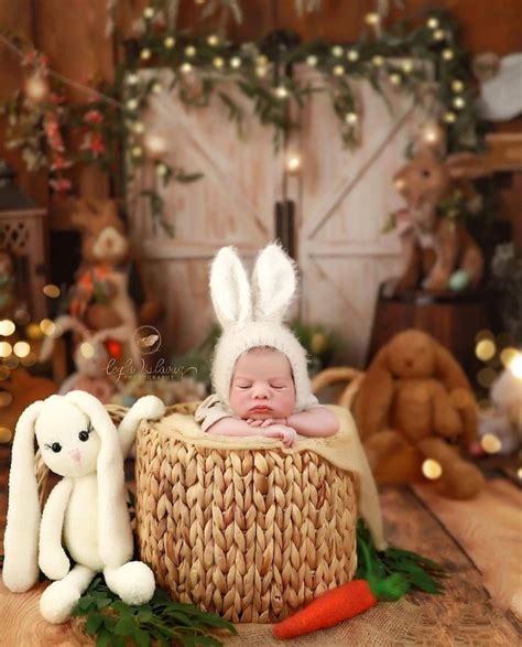 Newborn Baby Bunny Hat Outfits And Jacket Newborn Bunny Bonnetbaby