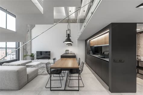 Gallery Of Minimalistic Industrial Loft Idwhite 3 Apartment