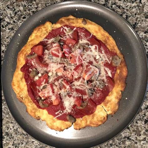 Just mix as best as you can. Healthy Keto Pizza Crust Recipe - Low Carb & Super Simple to Make
