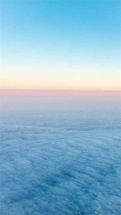 Download Wallpaper 1080x1920 Clouds Flight Horizon Nature Samsung