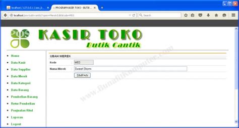 Contoh Database Penjualan Dengan Xampp - BR1M Online