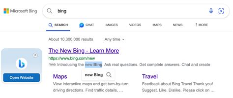 Bing Search Within Search Results Select Text To Search