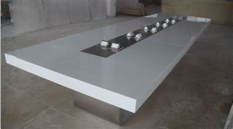 Corian Solid Surface Table Top Modern White Conference Table Meeting Table