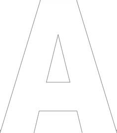 printable alphabet letters templates bing images crafts large letter stencils