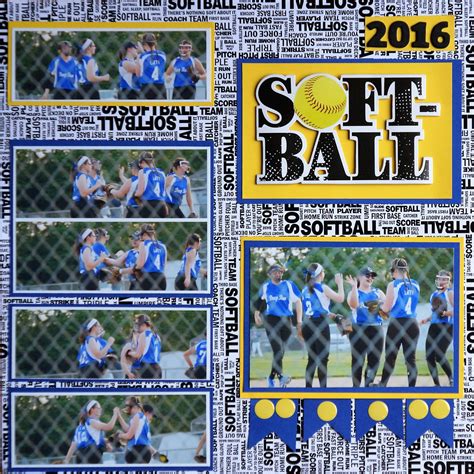 Senior Scrapbook Ideas Baseball Scrapbook Memory Scrapbook Scrapbook