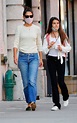 Katie Holmes Snuggles Daughter Suri, 14, As They Enjoy A Shopping Date ...