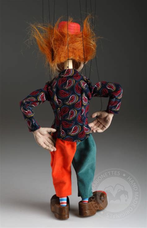 Cheeky Clown 19 Inches Hand Made Marionette Puppet Marionettescz