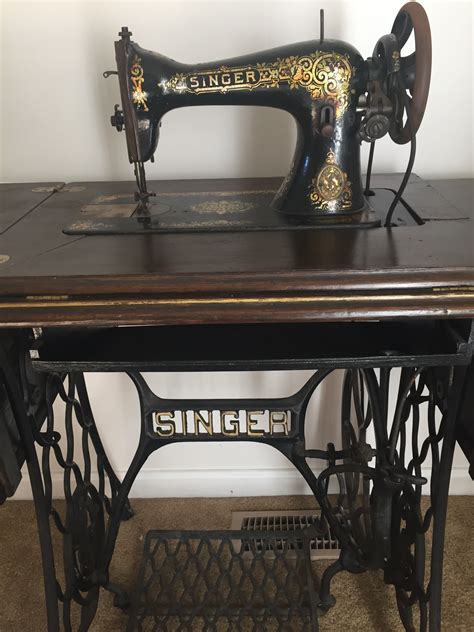 I Have An 1873 Singer Sewing Machine Table Sewing Machine And