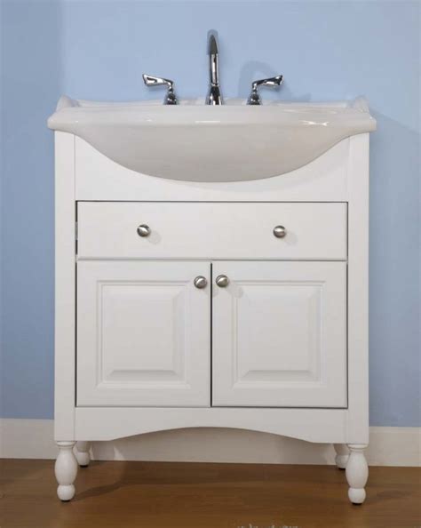 That is the distance from the front to back. 34 Inch Narrow Depth Cherry Bathroom Vanity Custom Options ...
