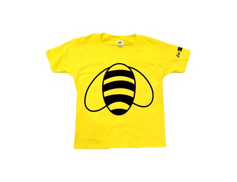 3930y Gold Youth T Shirt W Bumble Bee Print Cal Uniforms