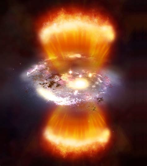 Scienceshot Titanic Explosion Rocked Early Galaxy Science Aaas