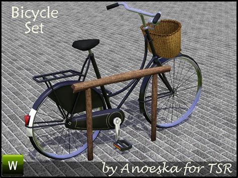 The Sims Resource Bicycle Rack Wood