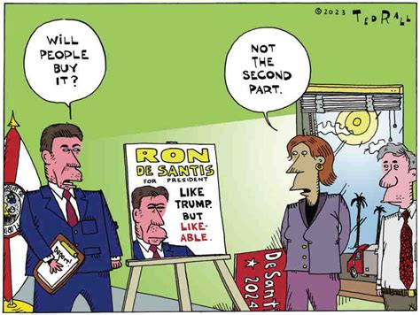 Political Cartoon On Desantis Cracks Down By Ted Rall At The Comic News