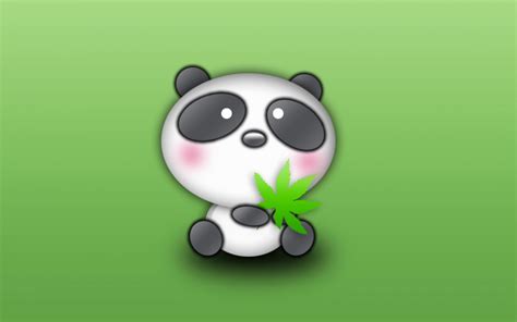 K Wallpaper Cute Baby Panda Cartoon Wallpaper