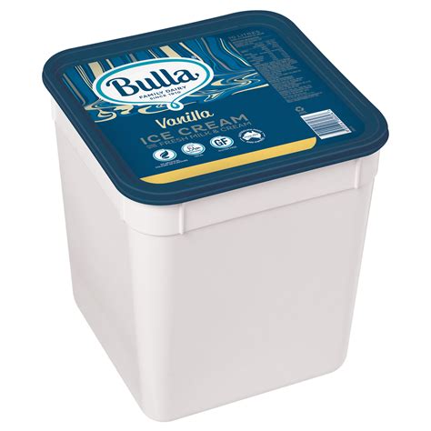 Bulla Vanilla Ice Cream 10 Litre Padstow Food Service