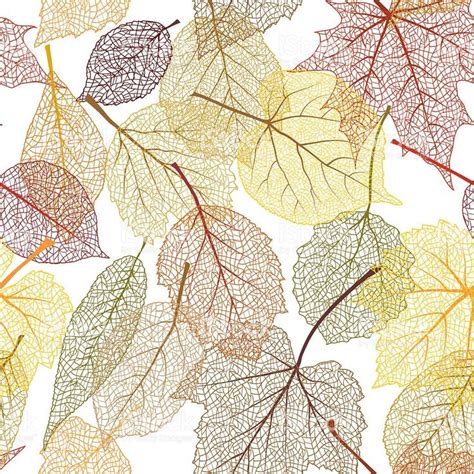 Autumn Leaves Seamless Pattern Autumn Leaves Seamless Patterns