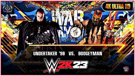 SCARIEST MATCHEVER BOOGEYMAN Vs THE UNDERTAKER WWE2K23 Boogeyman
