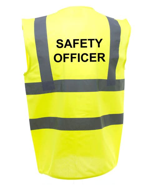 May exercise emergency authority to prevent or stop. Safety Officer - Printed Hi Vis Safety Workwear - No Minimum