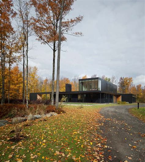 Modern Countryside Home For Two Families In Sutton Canada