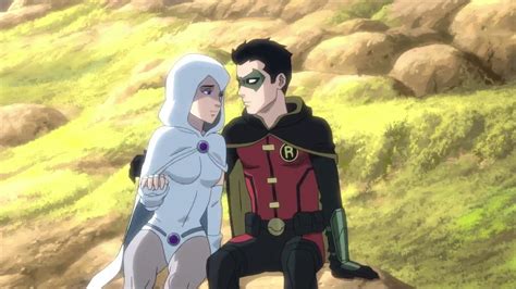 Robin And Raven Kiss Starfire Relationships Teen Titans Go Wiki Fandom