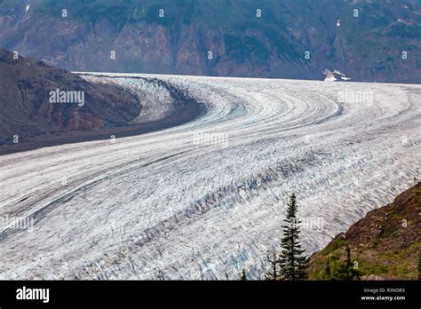 Canada British Columbia Stewart Salmon Glacier Stock Photo Alamy
