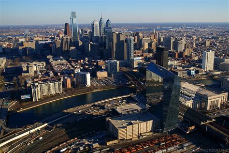 Aerial View Philadelphia Skyline Schuylkill River TIA INTERNATIONAL PHOTOGRAPHY