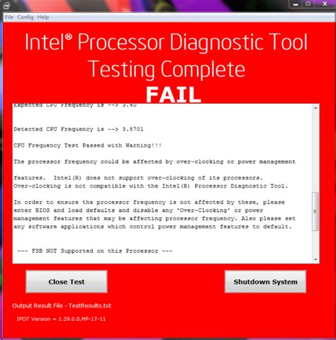 Intel Cpu Diagnose Tutorials