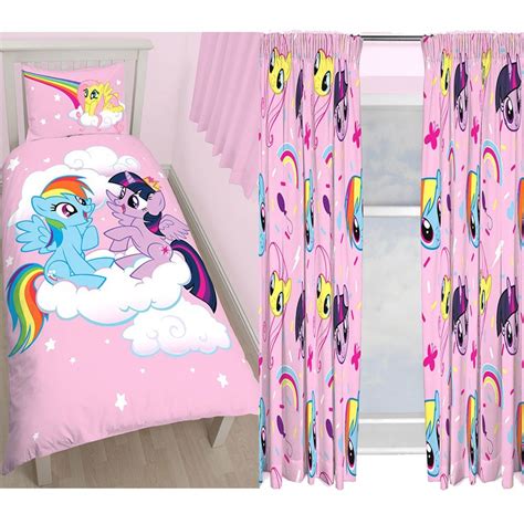 My Little Pony Equestria Single Duvet Cover Set Panel Matching 72