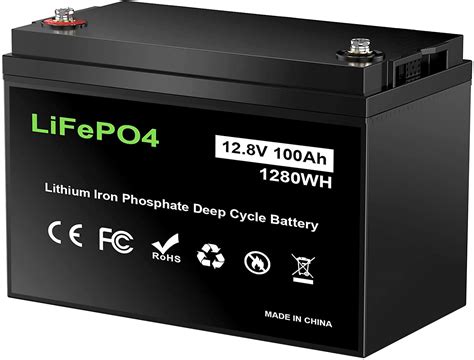 Buy 12v 100ah Lifepo4 Battery 12 Volt Deep Cycle Lithium Iron