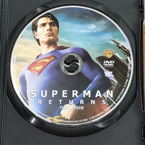 Superman Returns Dvd 2006 Dc Full Screen Edition ~ Region 1 Ebay