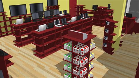 Computer Store Layout 3d Warehouse