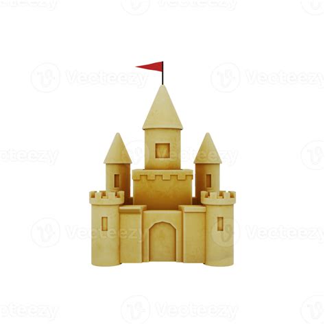 Sand Castle Isolated 18732585 Png