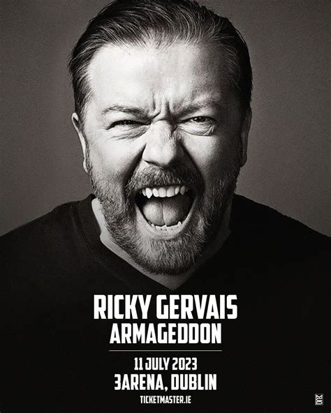 Ricky Gervais Brings Armageddon To Dublin