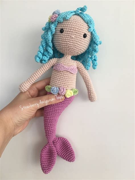 Seamless Crochet Amigurumi Mermaid Pattern Etsy Crochet Amigurumi