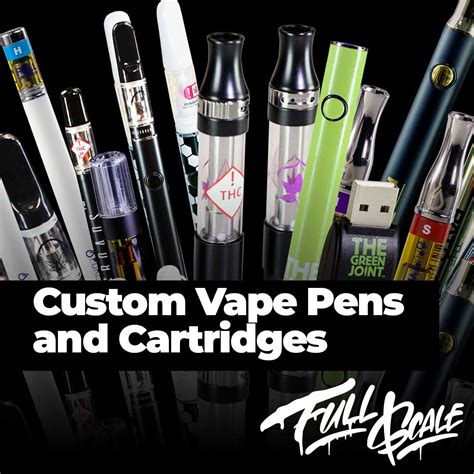Custom Vape Pens Cartridges And Batteries At Full Scale