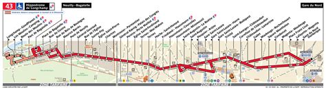 Plan Bus Ligne 43 Ratp