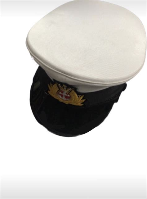 White Merchant Navy Peaked Cap At Rs 400piece In Mumbai Id 23392018155
