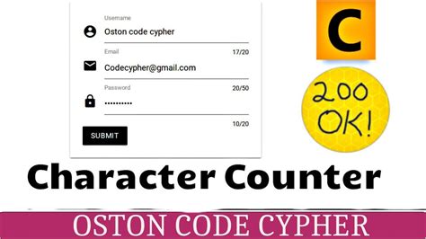 How to create a Form Character Counter using Materialize