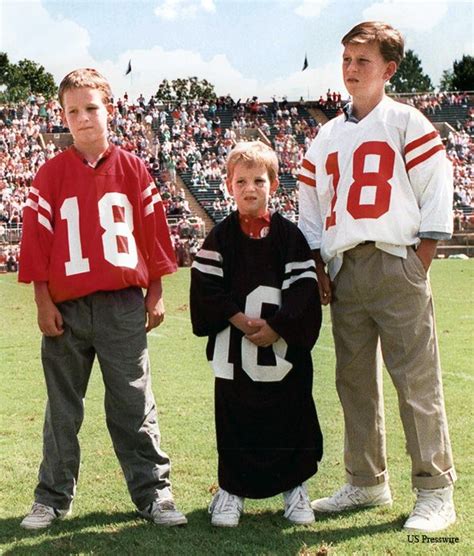 The Manning Brothers Peyton Eli And Cooper
