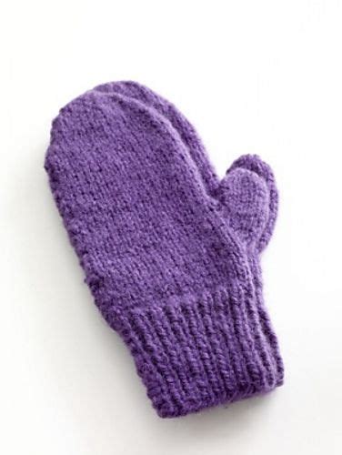 Free knitting patterns including knit sweaters, scarfs, hats, mittens, afghans, blankets, children and baby clothes and more. Easy Knit Mittens pattern by Lion Brand Yarn | Knitted ...