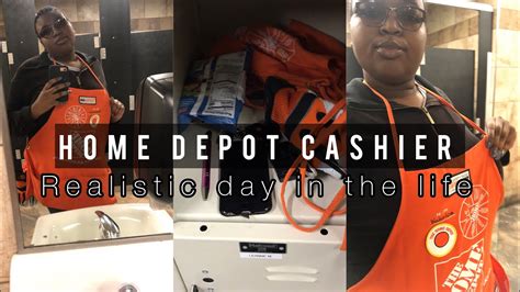 REALISTIC DAY AS A HOME DEPOT CASHIER | Watch Me Work My 9-5 Job