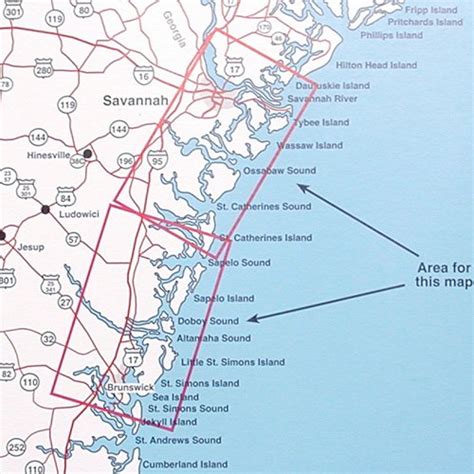 Map Of Savannah Ga And Surrounding Area Maping Resources