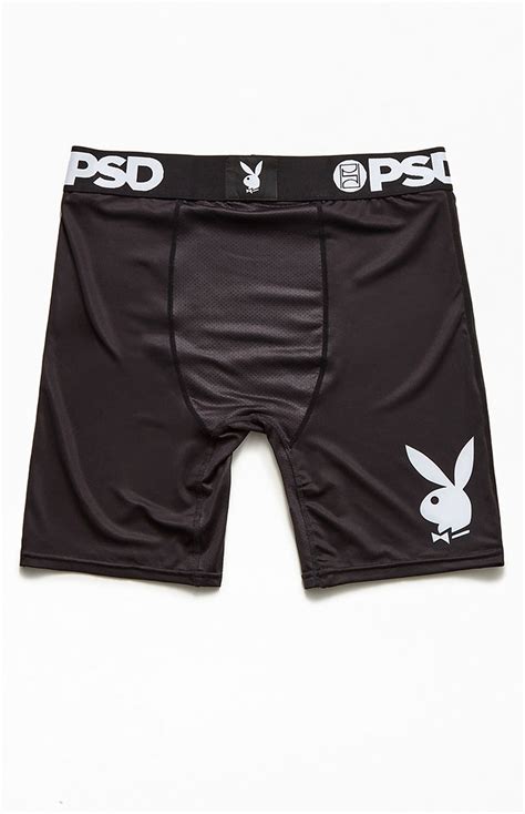 Psd Underwear Playboy Logo Boxer Briefs Pacsun