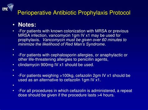 Ppt Perioperative Antibiotic Prophylaxis And Surgical Site Infection