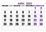 Calendario abril 2023 – calendarios.su