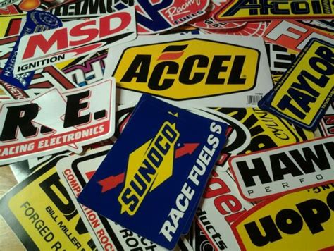 20 Race Car Decals Stickers Authentic Nascar Contingency Style Ebay