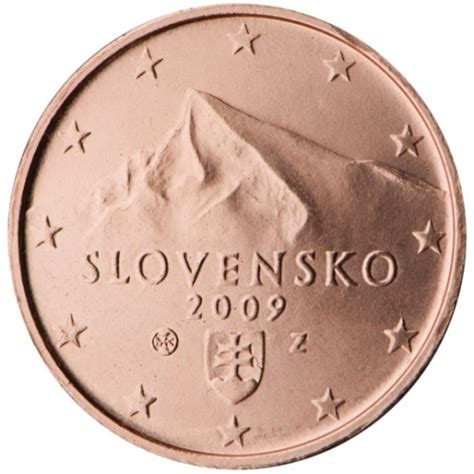 Euromince Cent Slovensko Ob Unc Euronumis Numizmatika