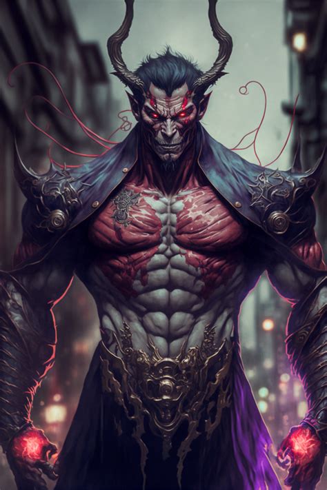 Fantasy Demon Fantasy Male Fantasy Monster Fantasy Warrior Dark