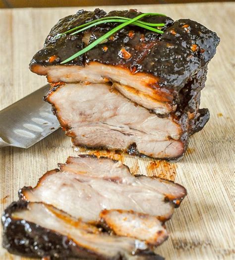 Asian Glazed Pork Belly Slow Cooked To Tender Silky Perfection