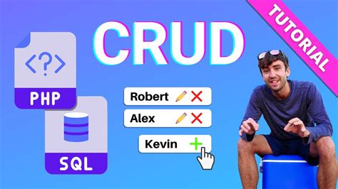 really simple crud operations tutorial with php and mysql youtube